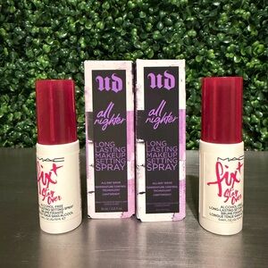 UD All Nighter Setting & MAC fix it Setting spray -mini bundle